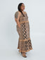 IOLANA HALTER TIERED DRESS