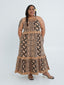 IOLANA HALTER TIERED DRESS