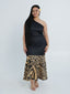 KEANU ONE-SHOULDER TARZAN DRESS