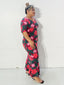KAIGA FLORAL MERMAID DRESS