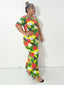 KAIGA FLORAL MERMAID DRESS
