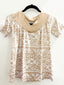 LE NORA V NECK GIRLS DRESS