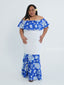 MATAIO MERMAID SCRUNCHED DRESS