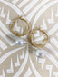 TAHITIAN PEARL HOOPS