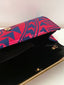 LE REIGN FOLD CLUTCH MAROON