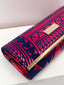 LE REIGN FOLD CLUTCH MAROON