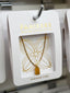 GAGANA 18K GOLD PLATED LETTER CHAIN