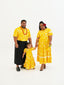 TE APA YELLOW ILA KEYHOLE GIRLS DRESS