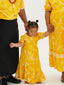TE APA YELLOW BABYDOLL GIRLS DRESS