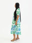HULITIA BLUE BABYDOLL MIDI DRESS