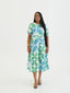 HULITIA BLUE BABYDOLL MIDI DRESS