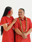 TIMENA RED BABYDOLL GIRLS DRESS