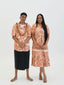 TE APA BROWN BABYDOLL MIDI DRESS