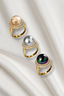 TALOA PEARL GOLD PLATED RING