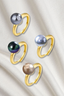 PALOA PEARL GOLD PLATED RING