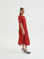 TIMENA RED BABYDOLL GIRLS DRESS