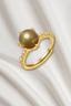 WALOA PEARL GOLD PLATED RING