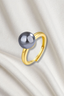 PALOA PEARL GOLD PLATED RING