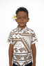 TIMENA BROWN BOYS SHIRT
