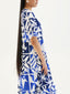 KAMATA BLUE BABYDOLL MIDI DRESS