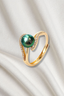 IALOA PEARL GOLD PLATED RING