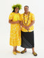 TE APA YELLOW BABYDOLL MIDI DRESS