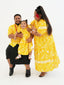 TE APA YELLOW BABYDOLL GIRLS DRESS
