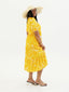 TE APA YELLOW BABYDOLL MIDI DRESS
