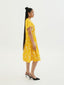 TE APA YELLOW ILA KEYHOLE MIDI DRESS