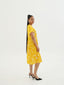 TE APA YELLOW ILA KEYHOLE MIDI DRESS