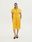 TE APA YELLOW ILA KEYHOLE MIDI DRESS