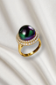 TALOA PEARL GOLD PLATED RING