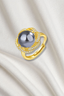 UALOA PEARL GOLD PLATED RING