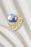 MALOA PEARL GOLD PLATED RING