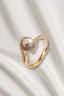 IALOA PEARL GOLD PLATED RING