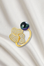 VALOA PEARL GOLD PLATED RING
