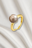 PALOA PEARL GOLD PLATED RING