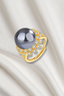 MALOA PEARL GOLD PLATED RING