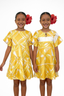 TE APA YELLOW BABYDOLL GIRLS DRESS