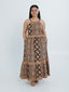 IOLANA HALTER TIERED DRESS