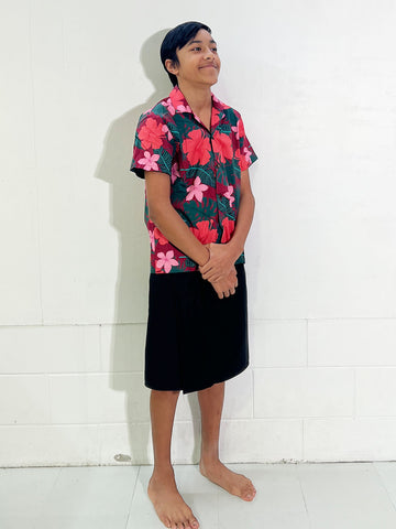 KAIGA FLORAL BOYS SHIRT
