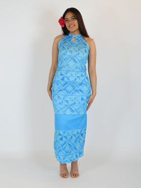 samoan mermaid dress New Custom Polynesian Hawaii Tribal Design V Neck Fishtail Samoa Dress Half Sleeve Maxi Mermaid Dress Women