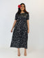TE APA BABYWAIST DRESS - BLACK PEARL