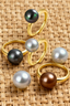 PALOA PEARL GOLD PLATED RING