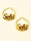 SEKI GOLD FILLED HOOP EARRINGS