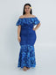 MATAIO MERMAID SCRUNCHED DRESS