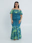 MATAIO MERMAID SCRUNCHED DRESS