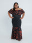 MATAIO MERMAID SCRUNCHED DRESS