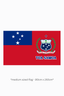 TOA SAMOA MEDIUM FLAG