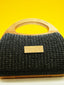 PANIKEKE KAFA WOOD CLUTCH BAG